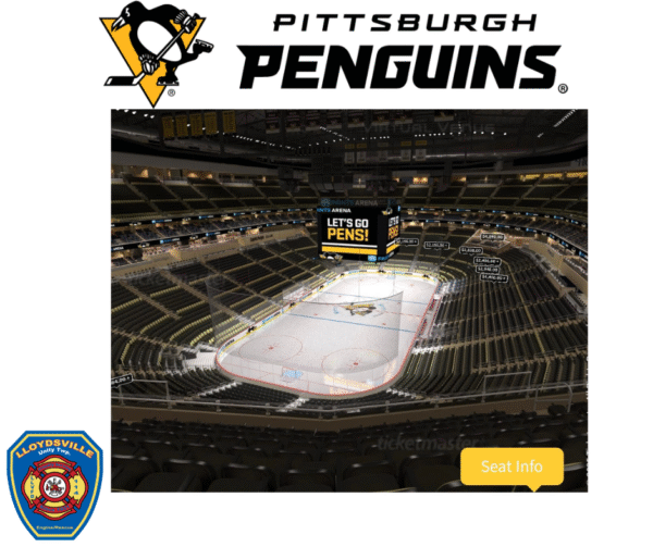 PITTSBURGH PENGUINS' HALF SEASON TICKET RAFFLE (PACKAGE B)